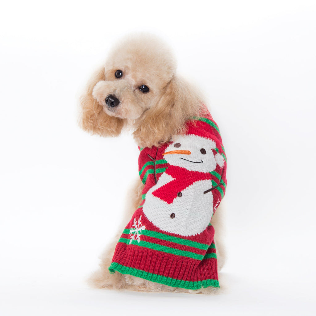 Winter Cute Dog Snow Sweaters