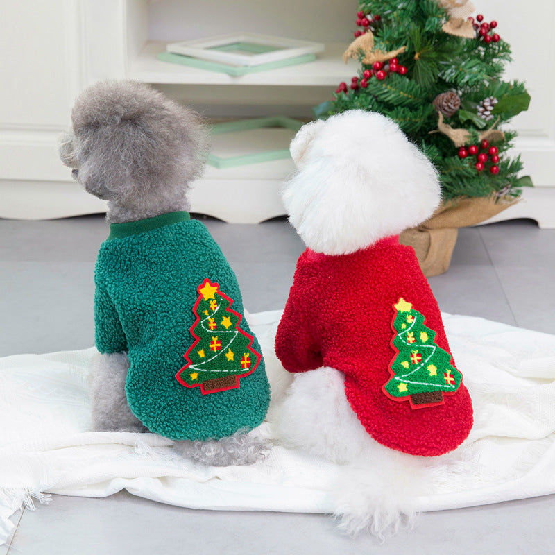 Dog Holiday Sweater Christmas Winter Clothes