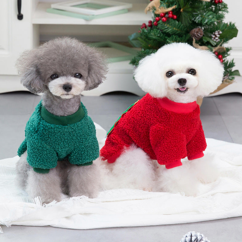 Dog Holiday Sweater Christmas Winter Clothes
