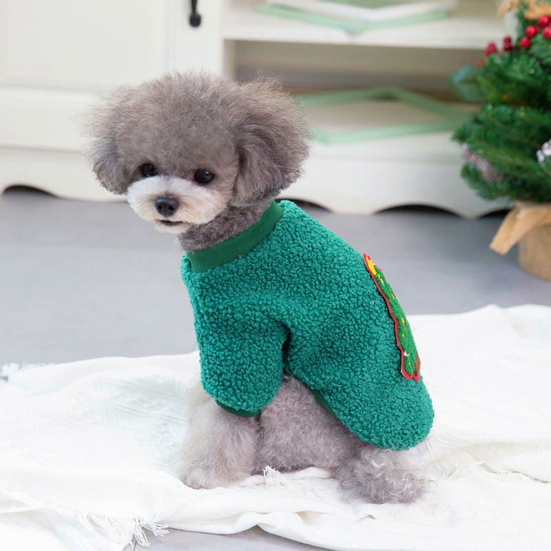Dog Holiday Sweater Christmas Winter Clothes