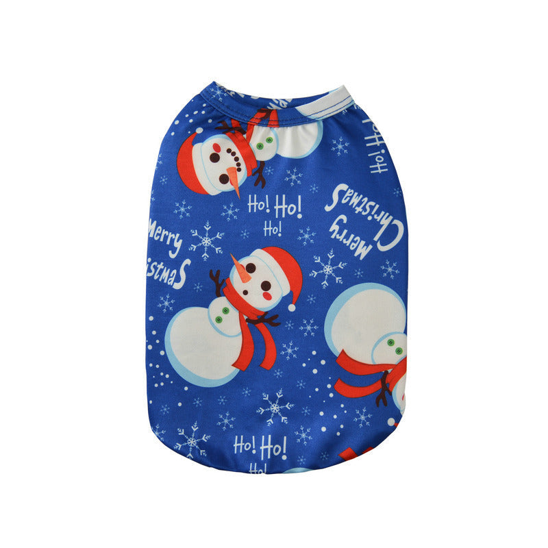 Christmas Pet Vest Shirt Dog Apparel Clothes