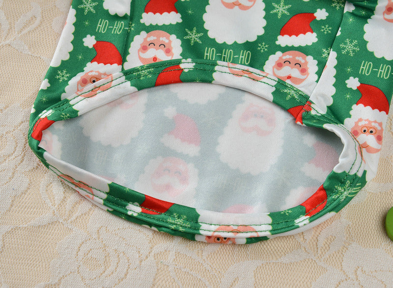 Christmas Pet Vest Shirt Dog Apparel Clothes