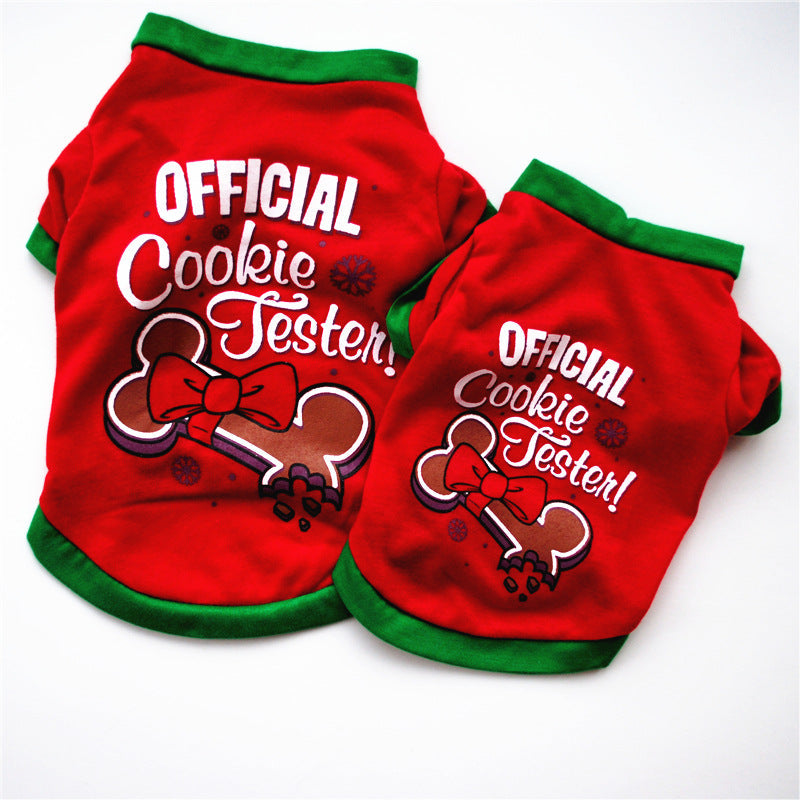 Cute Dog Clothing Christmas Dog Shirts