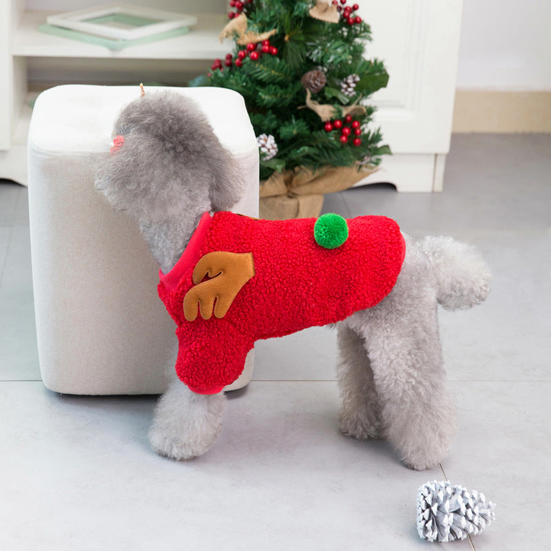 Dog Holiday Sweater Christmas Winter Clothes
