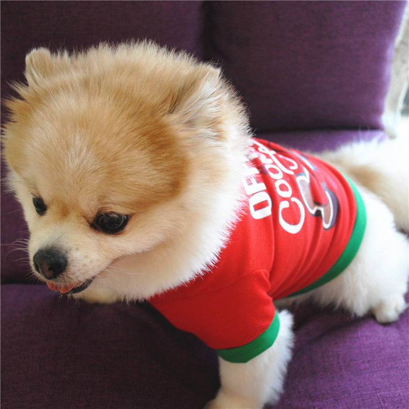 Cute Dog Clothing Christmas Dog Shirts