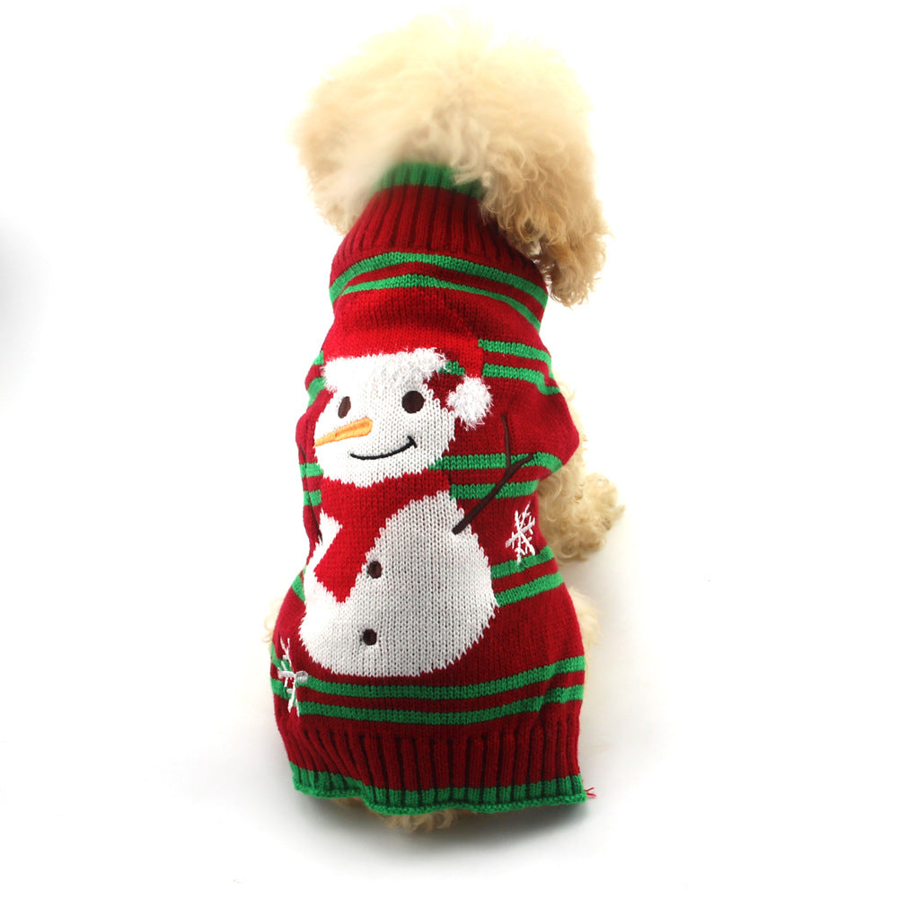 Winter Cute Dog Snow Sweaters