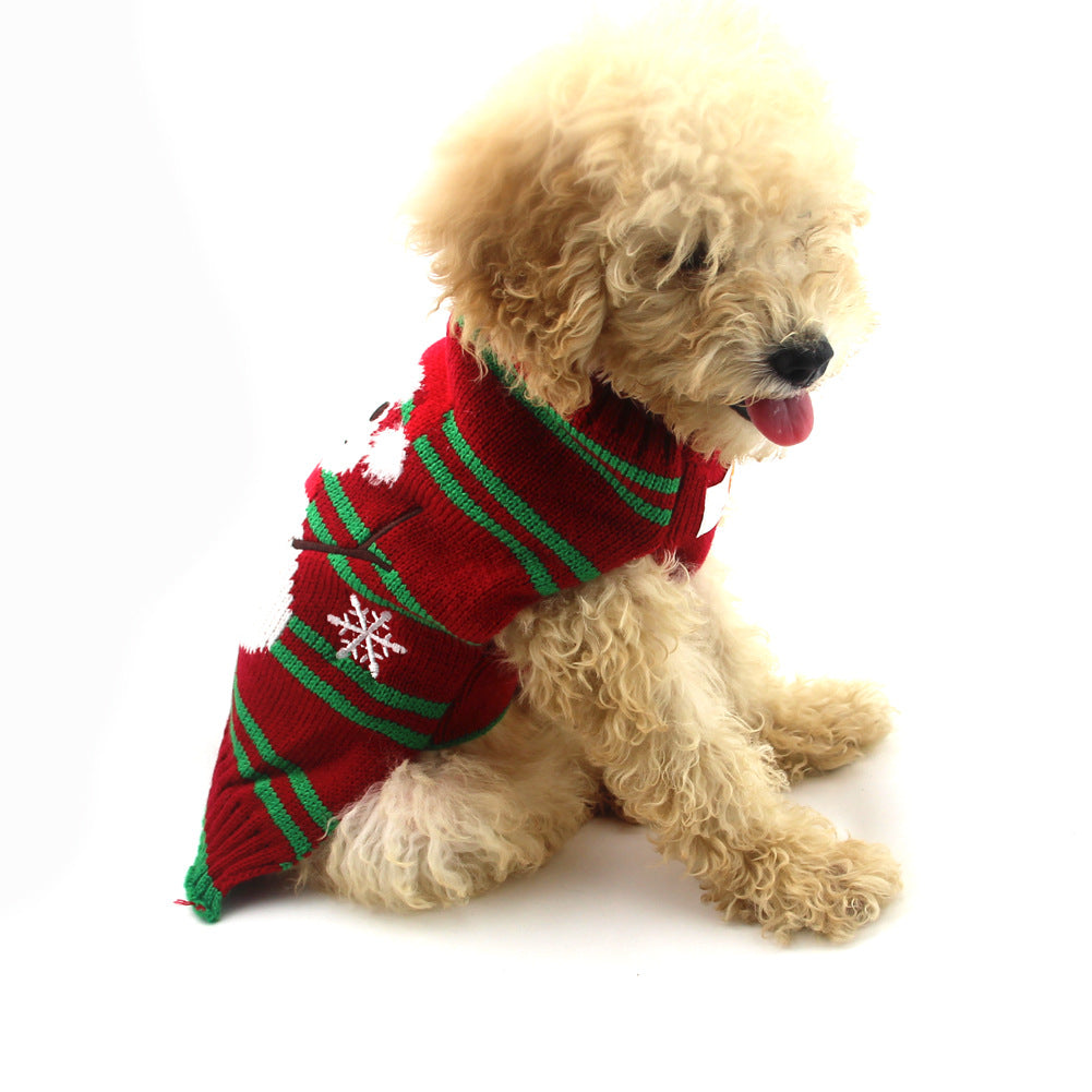 Winter Cute Dog Snow Sweaters