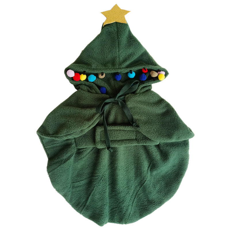 Pet Christmas Costume Cloak