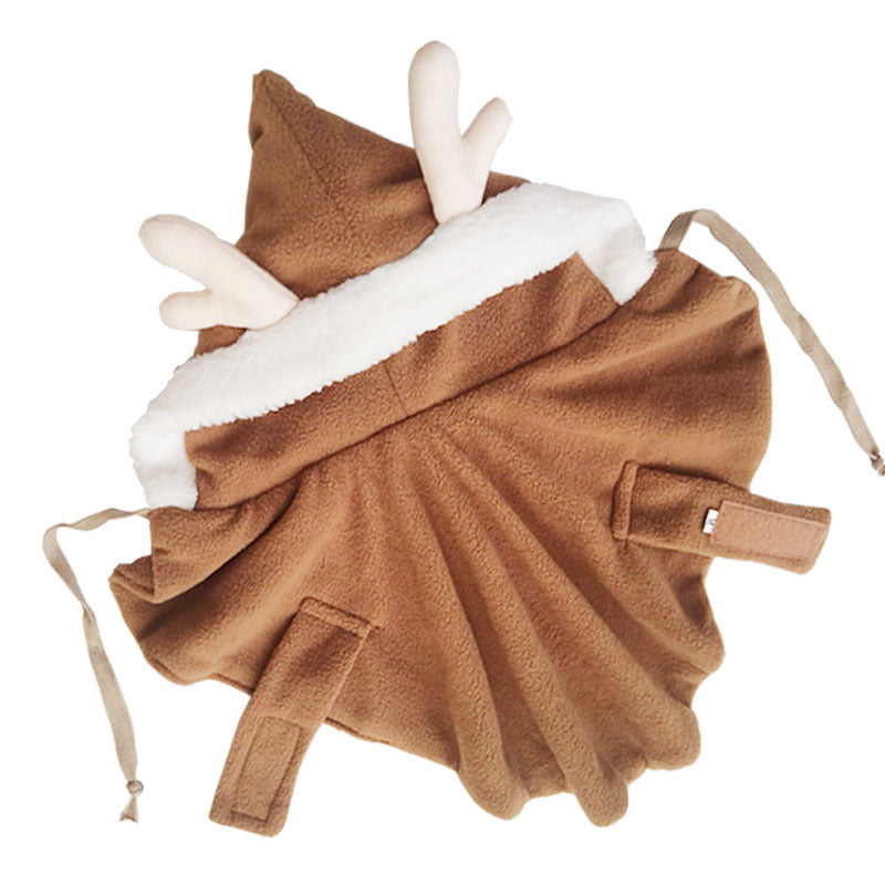 Pet Christmas Costume Cloak