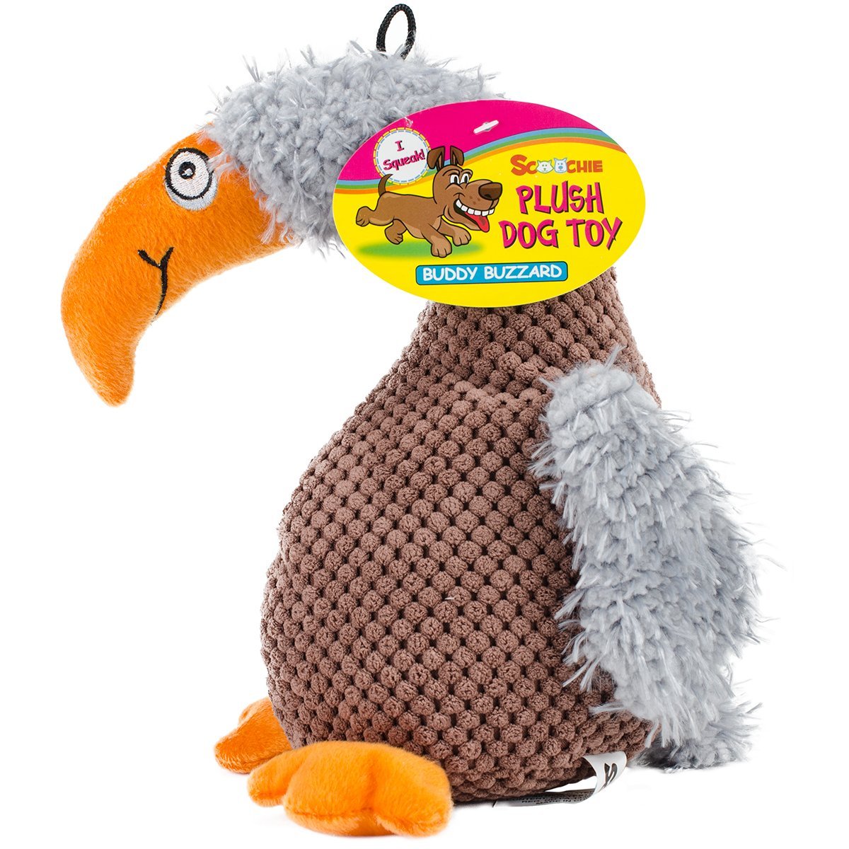 Plush Buddy Buzzard Dog Toy 9.5"