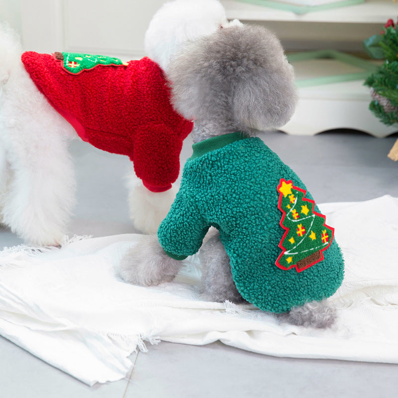 Dog Holiday Sweater Christmas Winter Clothes
